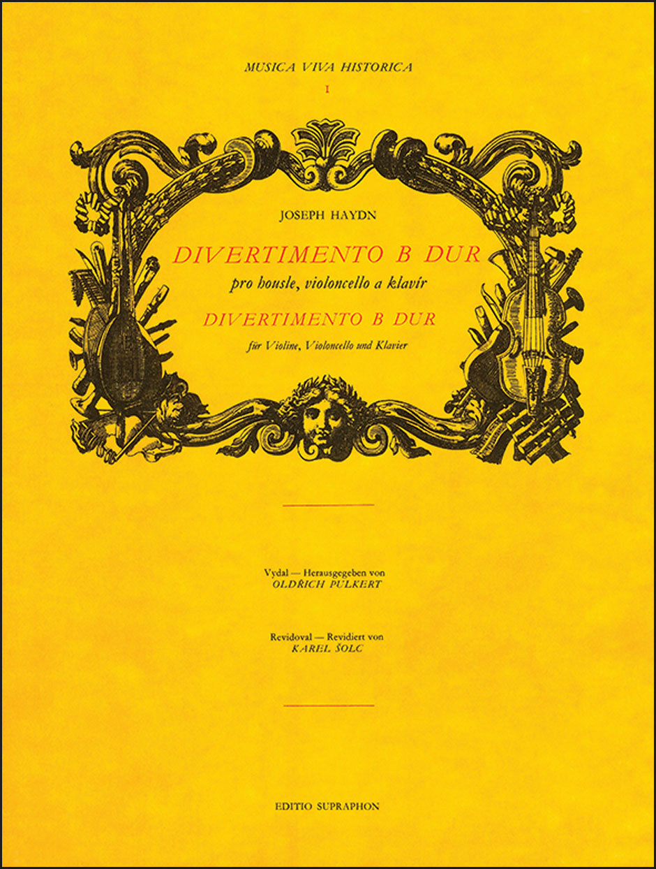 Vorderes Coverbild Divertimento für Violine, Violoncello und Klavier B-Dur