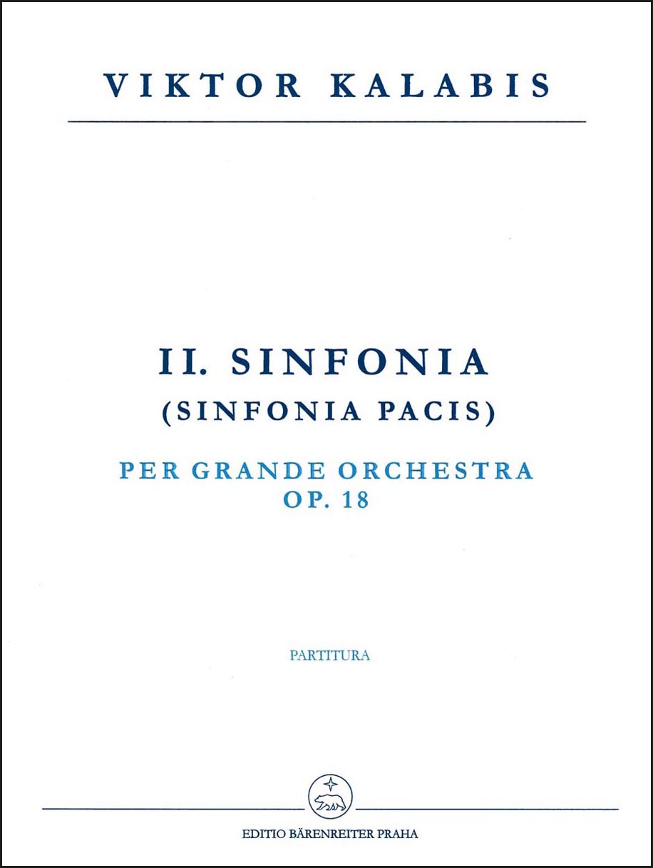 Vorderes Coverbild II. Sinfonie - Sinfonia pacis op. 18