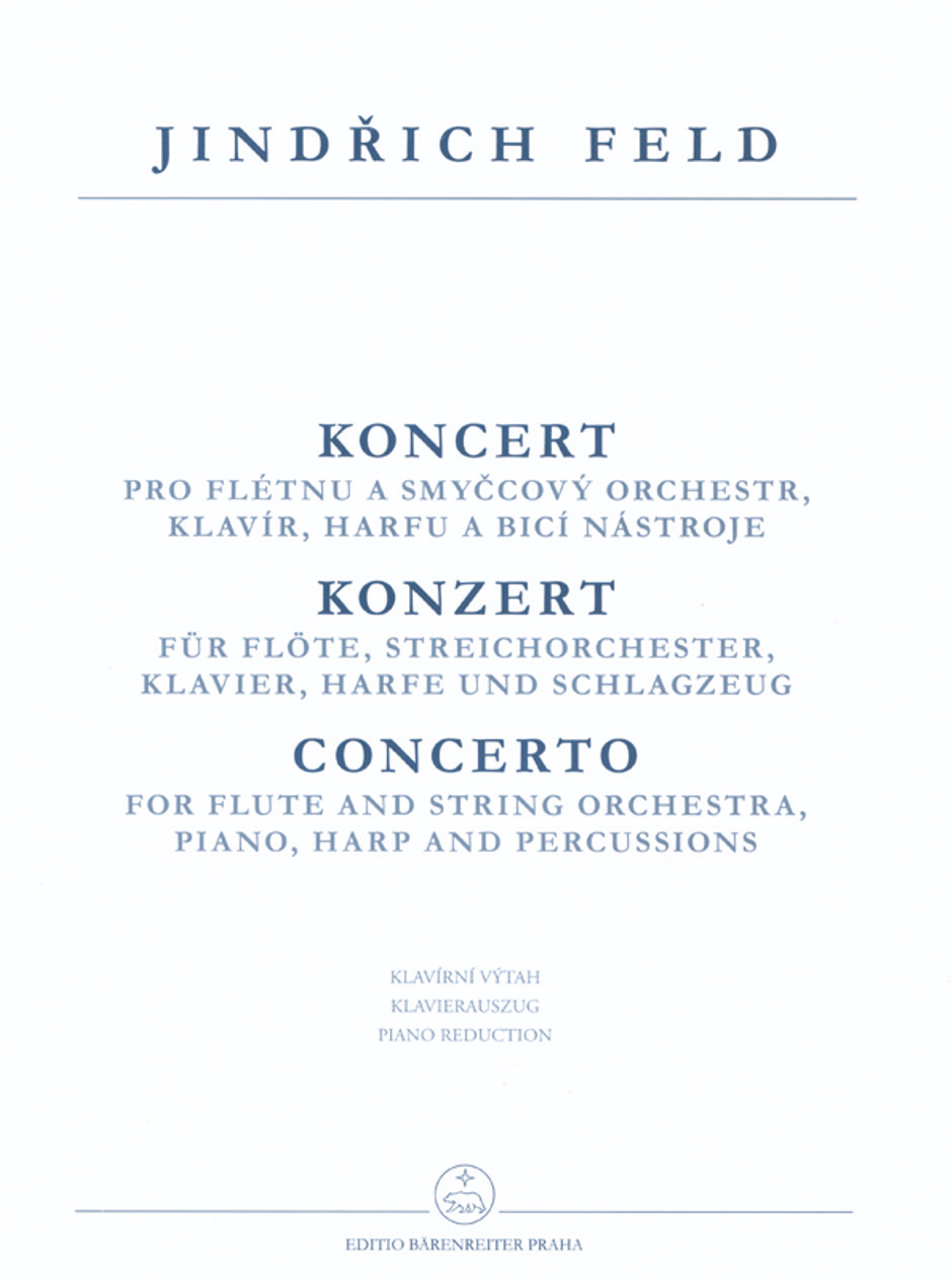 Vorderes Coverbild Konzert für Flöte, Streichorchester, Klavier, Harfe und Schlagzeug