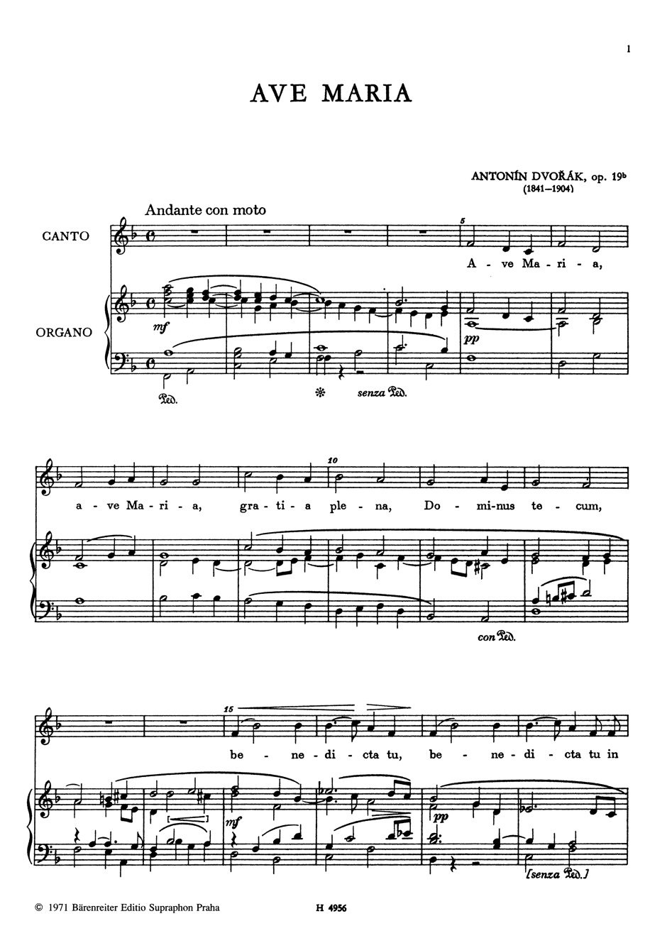 Anderes Coverbild Drei geistliche Gesänge op. 19b