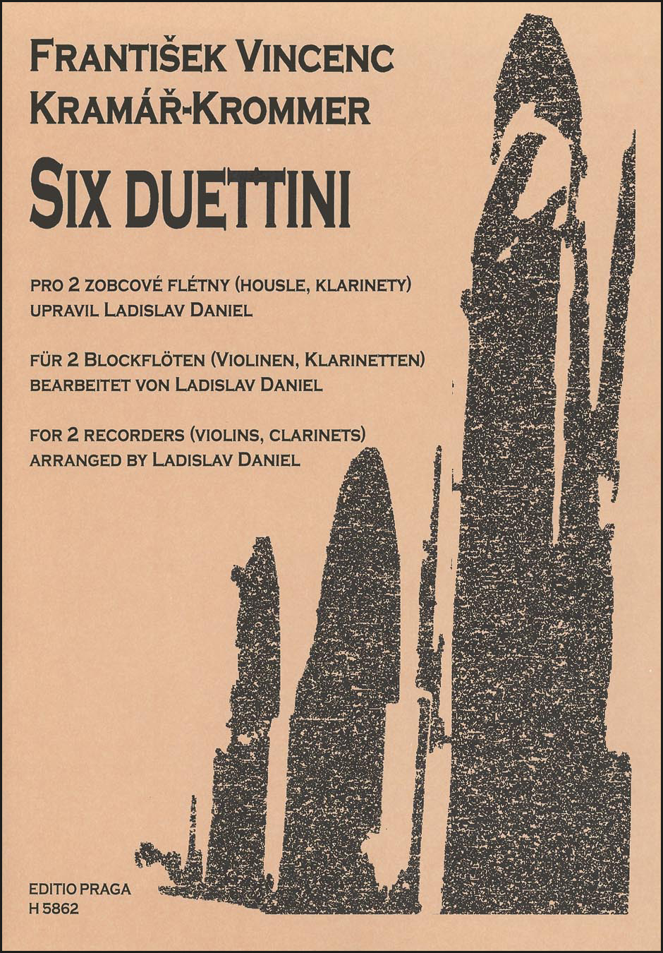 Vorderes Coverbild Sechs Duette für 2 Blockflöten