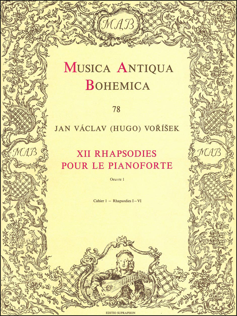 Vorderes Coverbild Zwölf Rhapsodien für Klavier Nr. I-VI op. 1