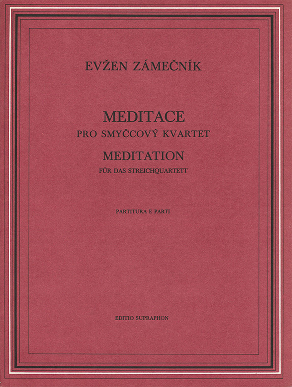 Vorderes Coverbild Meditation für Streichquartett