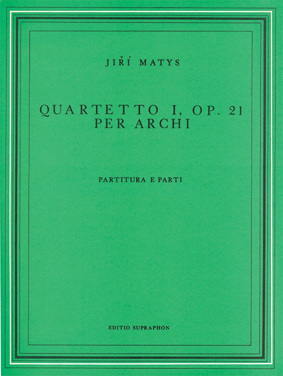 Vorderes Coverbild Streichquartett Nr. 1 op. 21