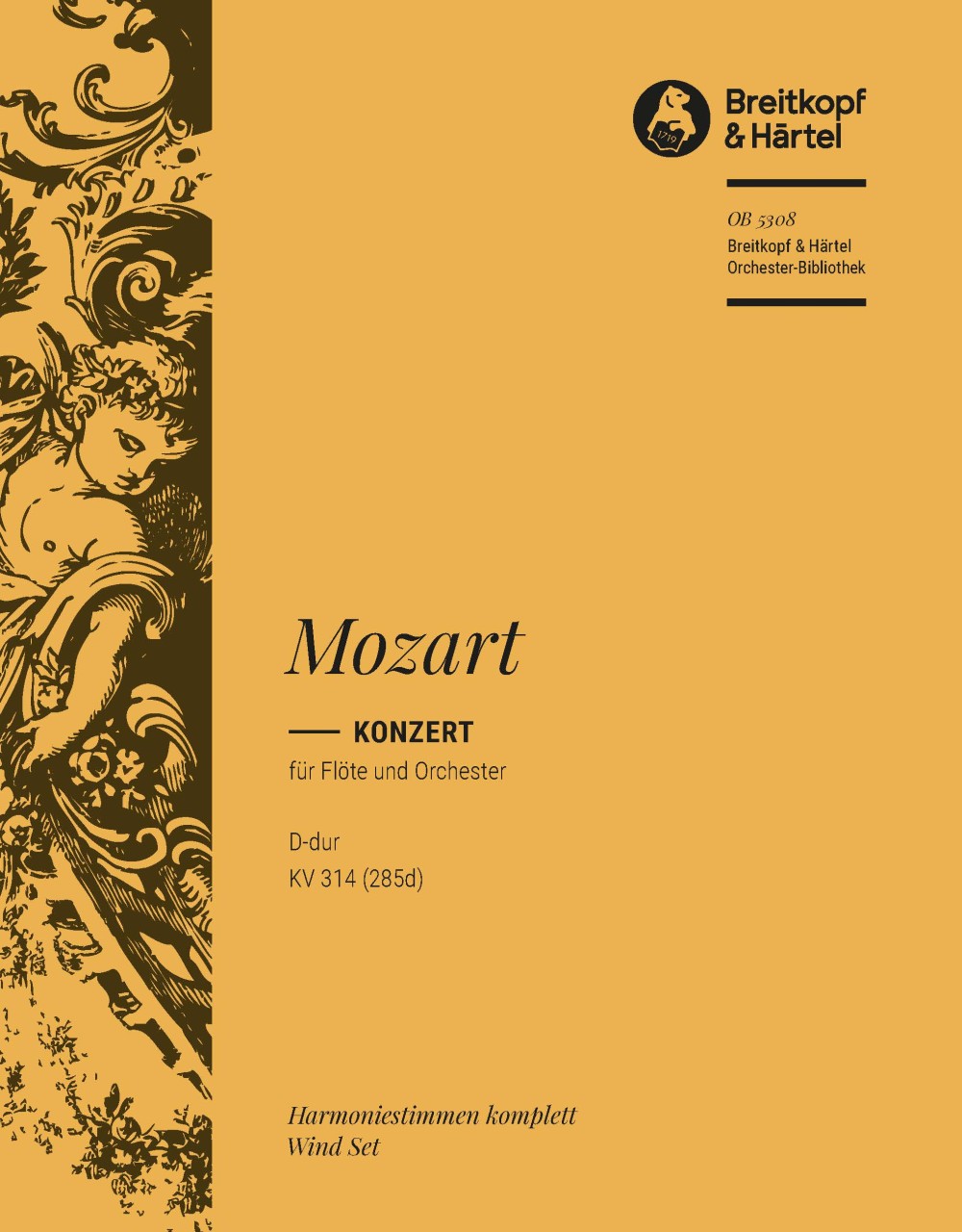 Vorderes Coverbild Konzert für Flöte und Orchester Nr. 2 D-Dur KV 314 (285d)