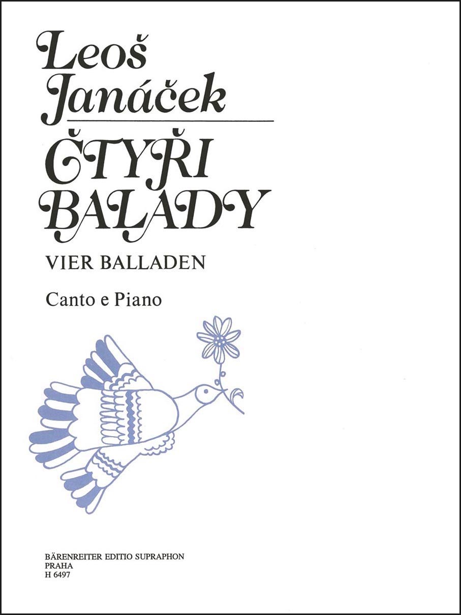 Vorderes Coverbild Vier Balladen auf Worte der Volkspoesie