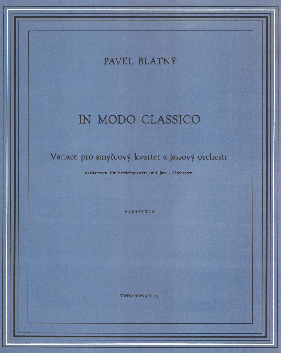 Vorderes Coverbild In modo classico