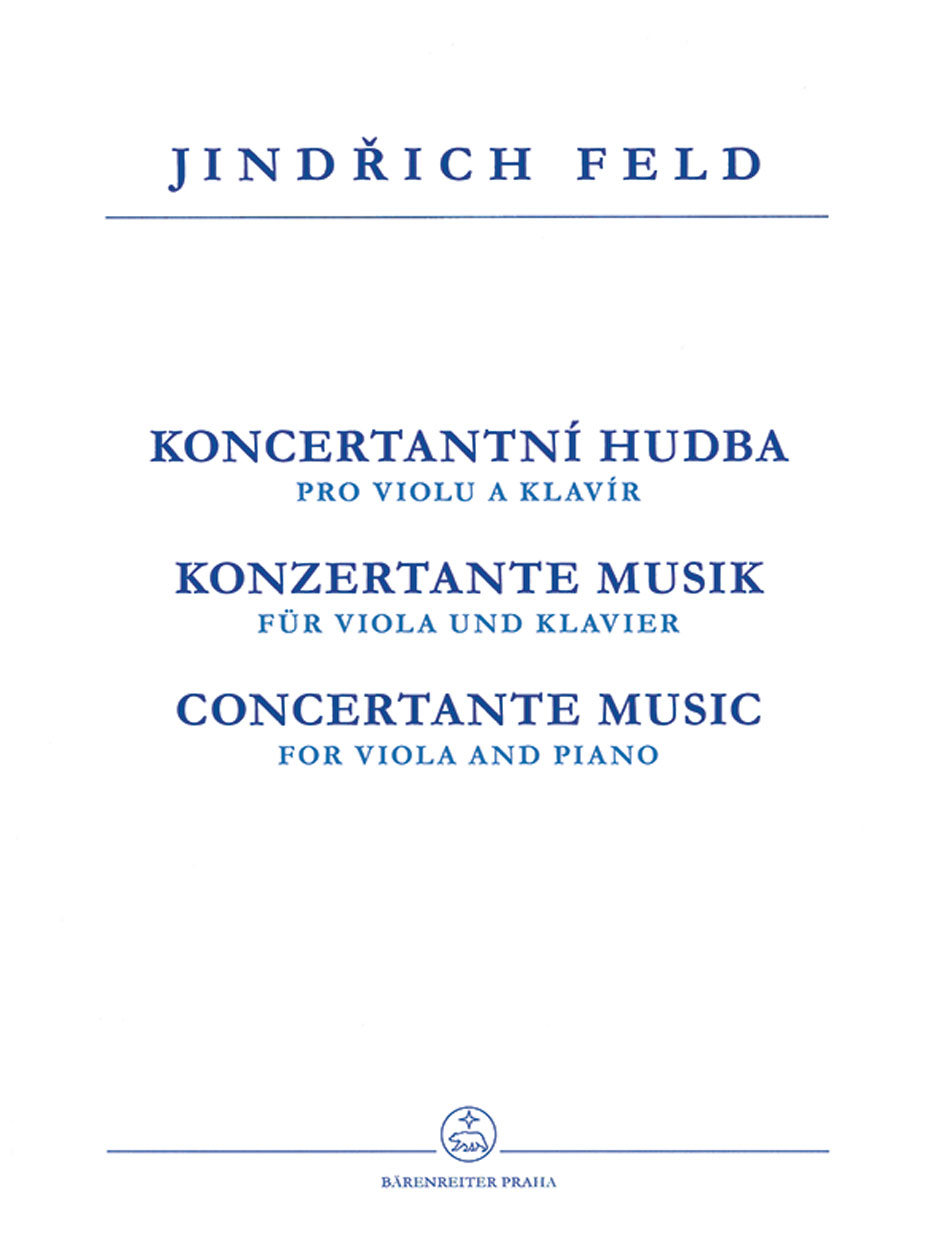 Vorderes Coverbild Konzertante Musik für Bratsche und Klavier