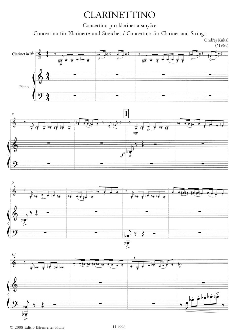 Anderes Coverbild Clarinettino