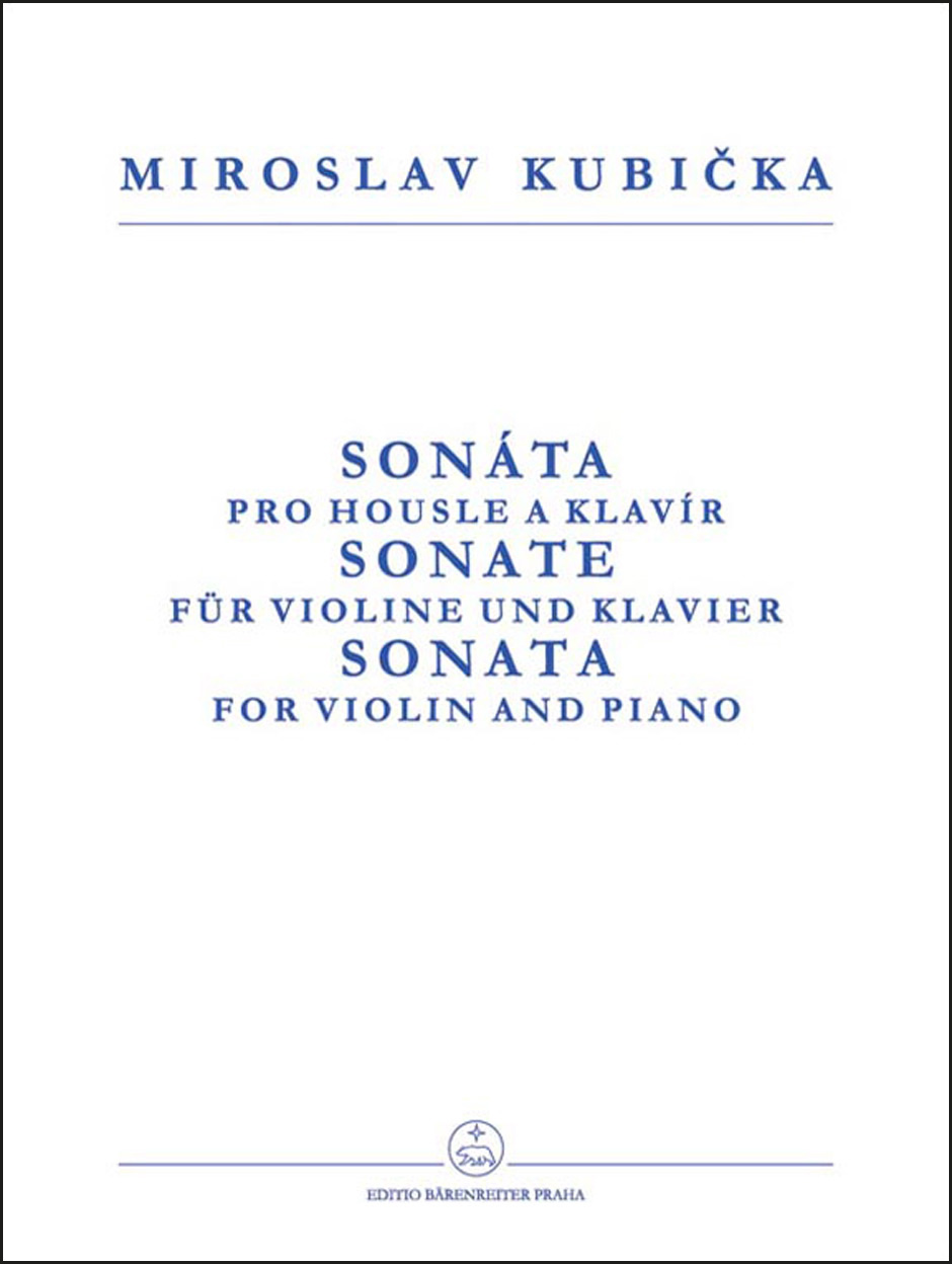 Vorderes Coverbild Sonate für Violine und Klavier