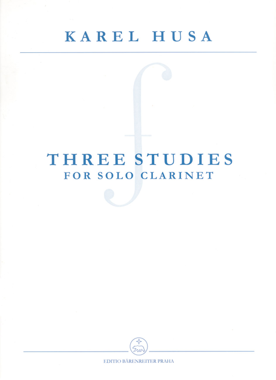 Vorderes Coverbild Three Studies for Solo Clarinet