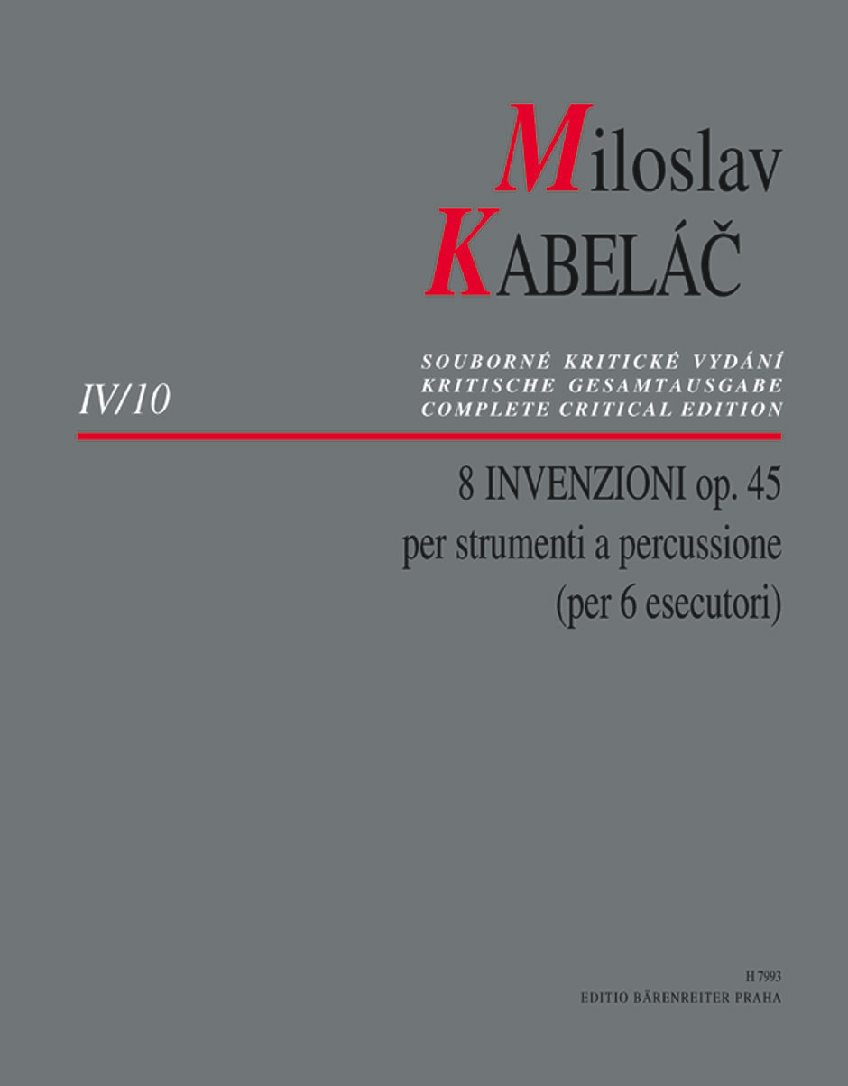 Vorderes Coverbild 8 Invenzioni op. 45