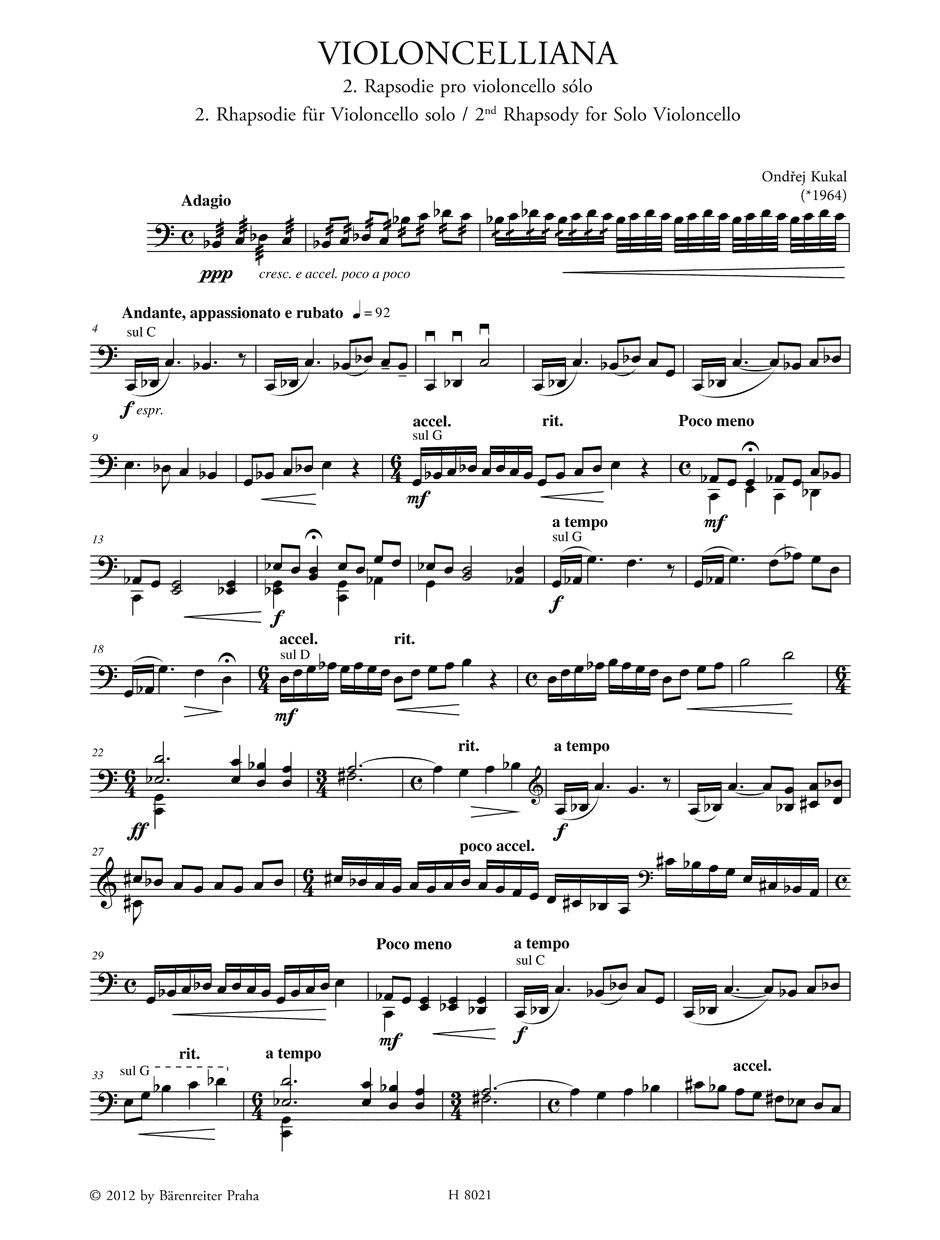 Anderes Coverbild Violoncelliana op. 32