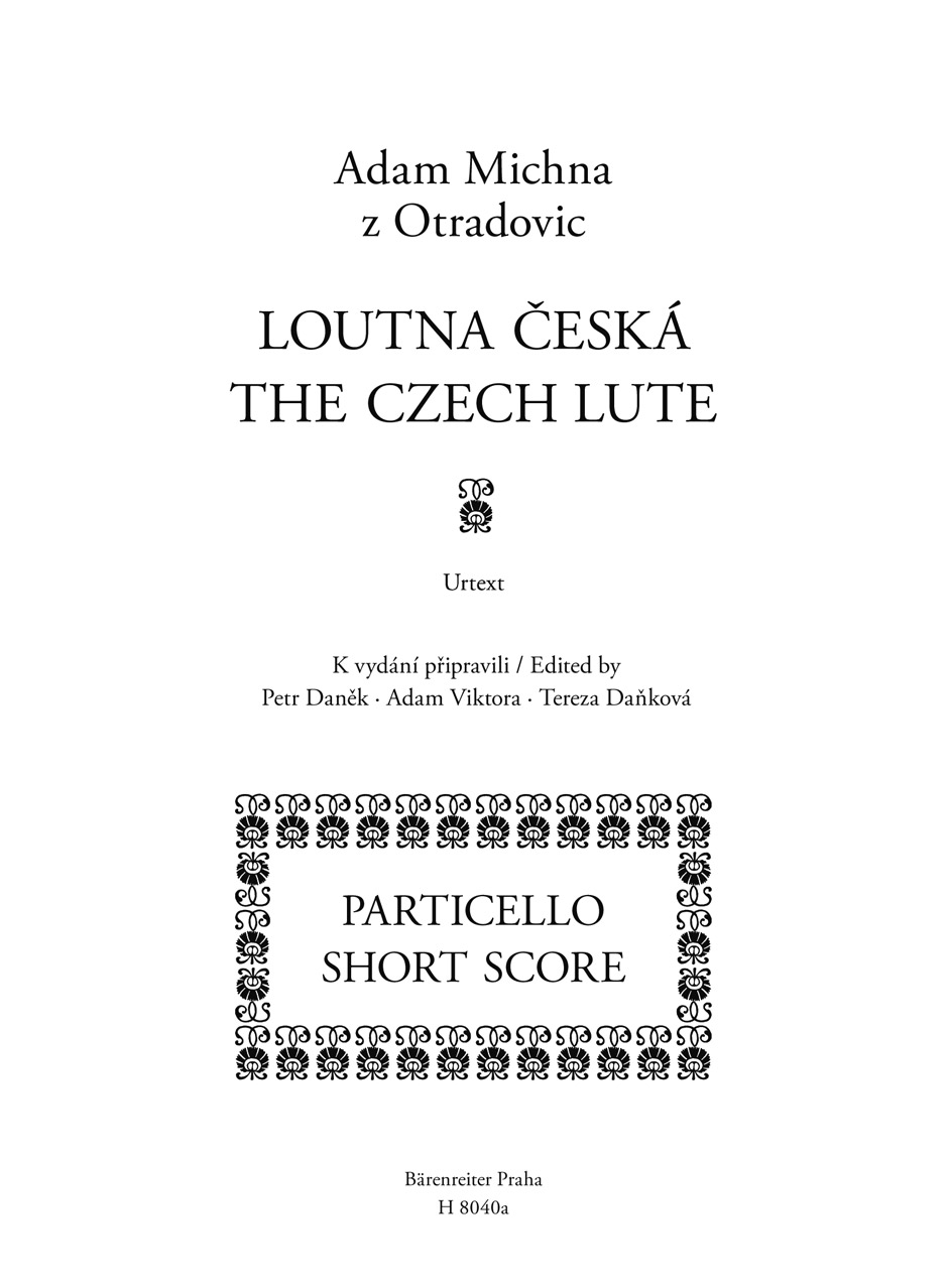 Vorderes Coverbild Loutna ceská (The Czech Lute)