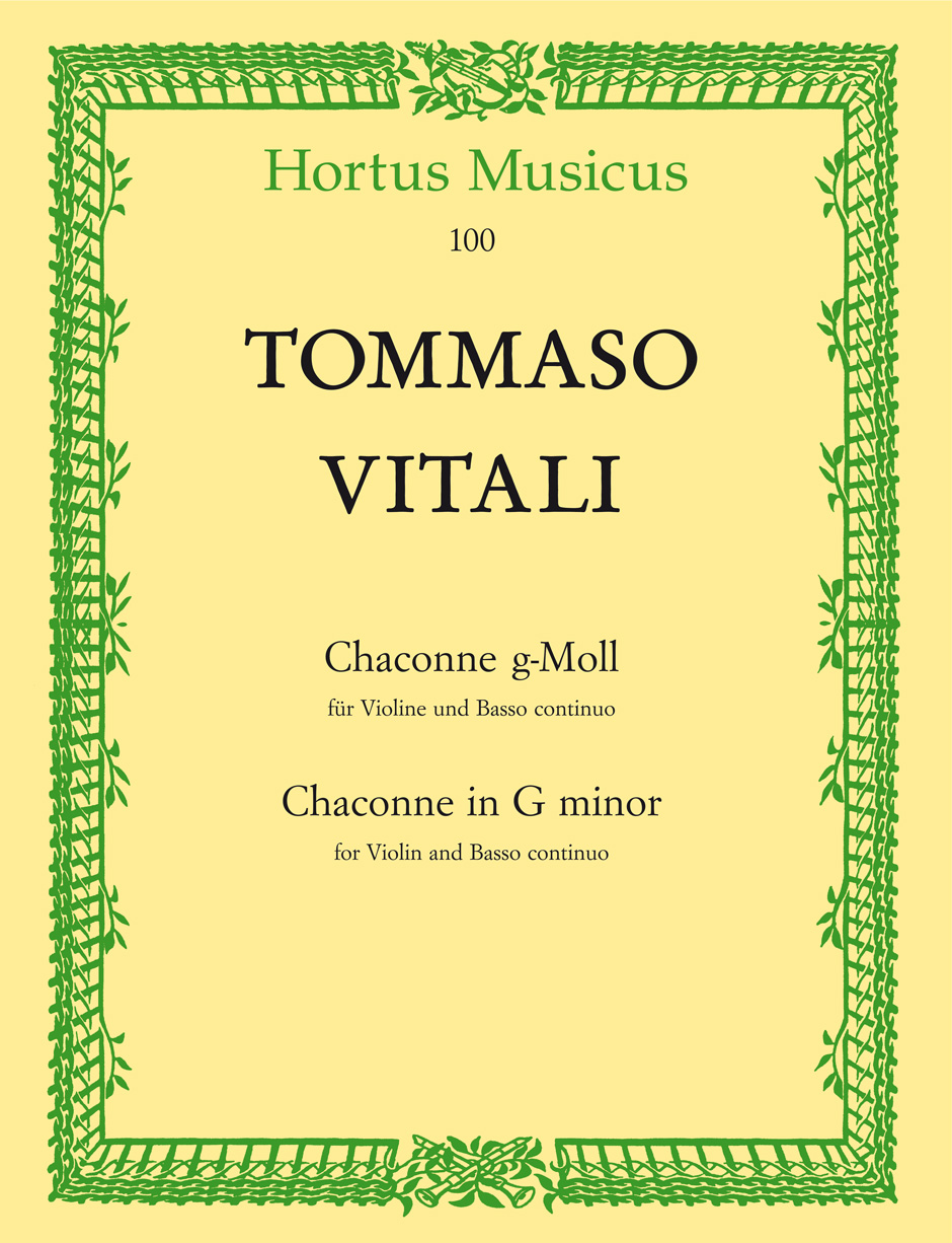 Vorderes Coverbild Chaconne für Violine und Basso continuo g-Moll