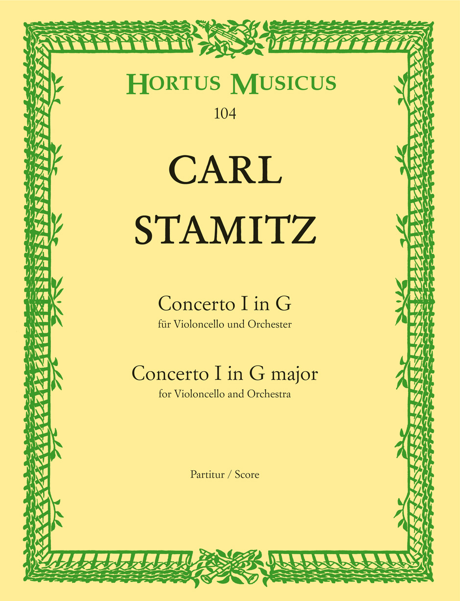 Vorderes Coverbild Konzert für Violoncello und Orchester Nr. 1 G-Dur