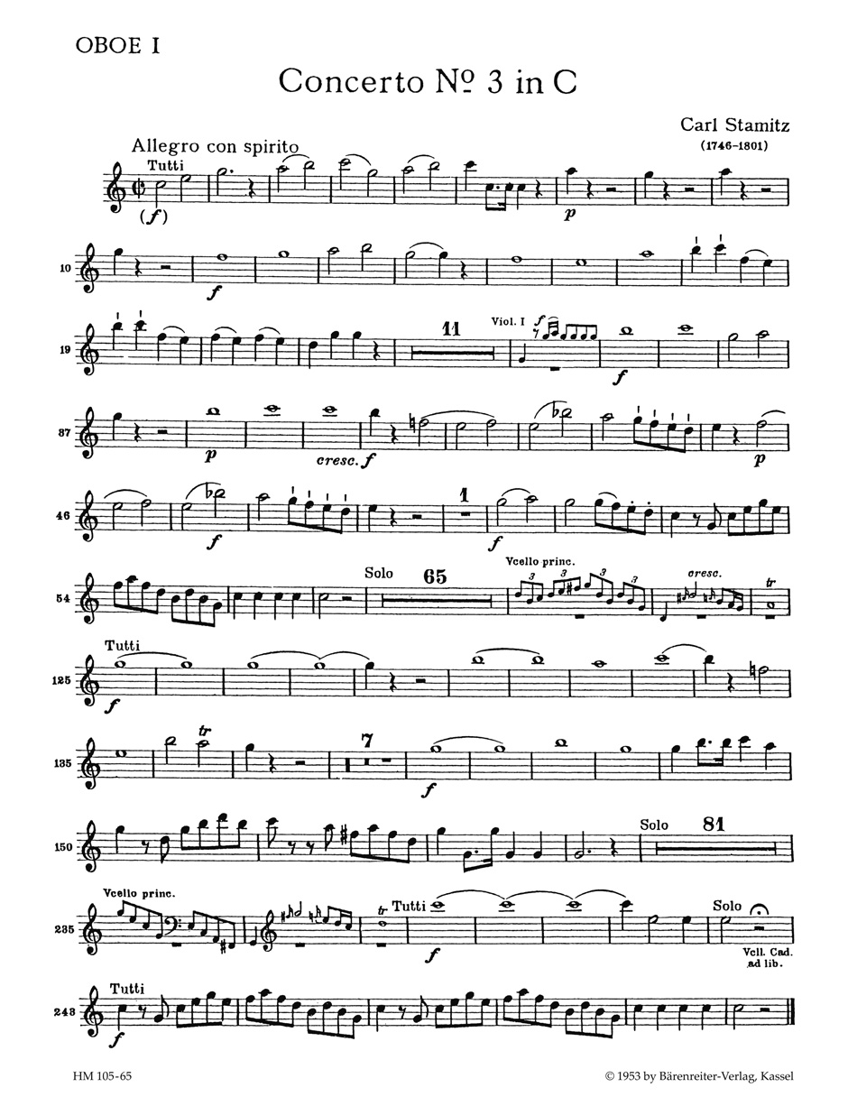 Vorderes Coverbild Konzert für Violoncello und Orchester Nr. 3 C-Dur
