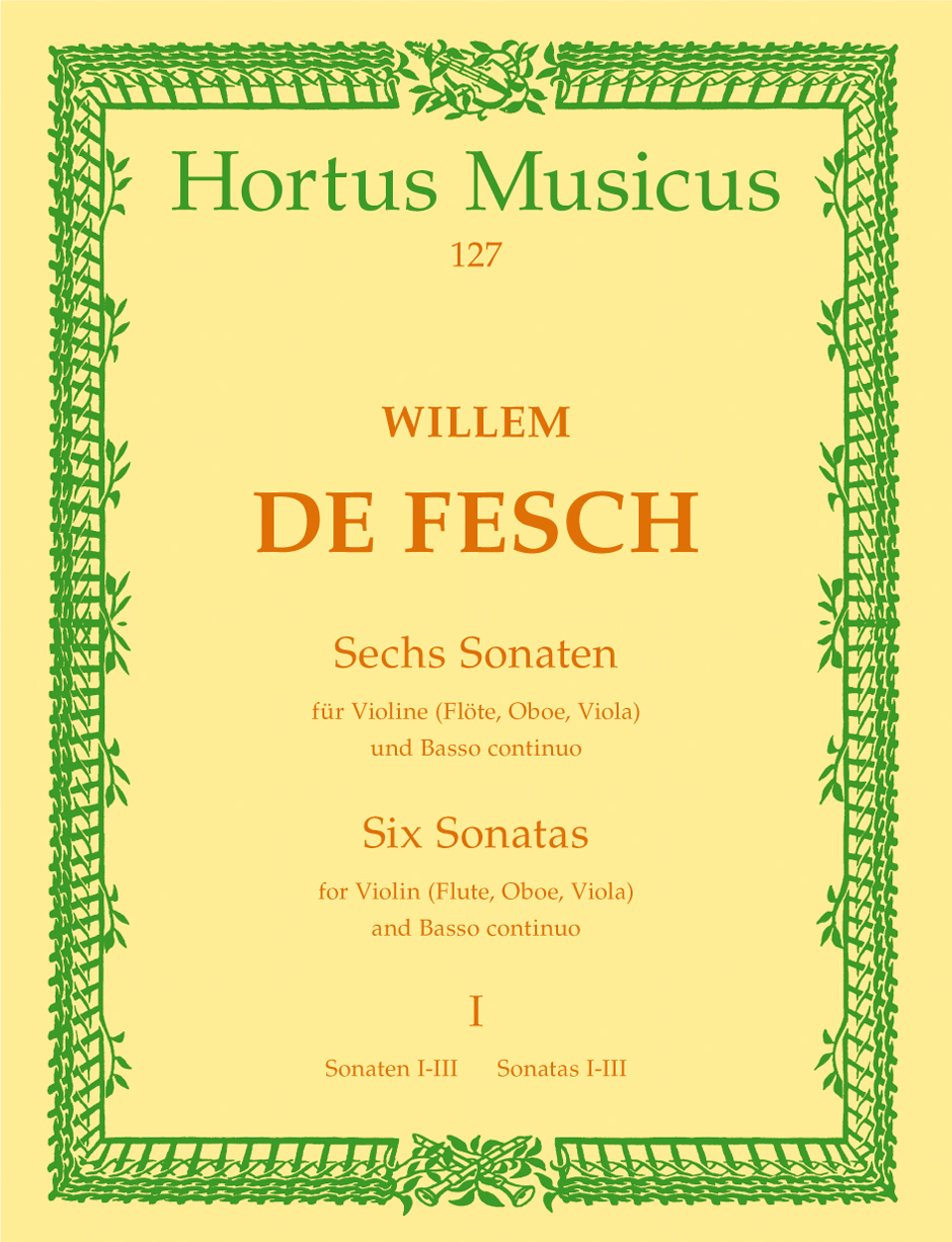 Vorderes Coverbild Sechs Sonaten für Violine (Flöte, Oboe, Viola) und Basso continuo