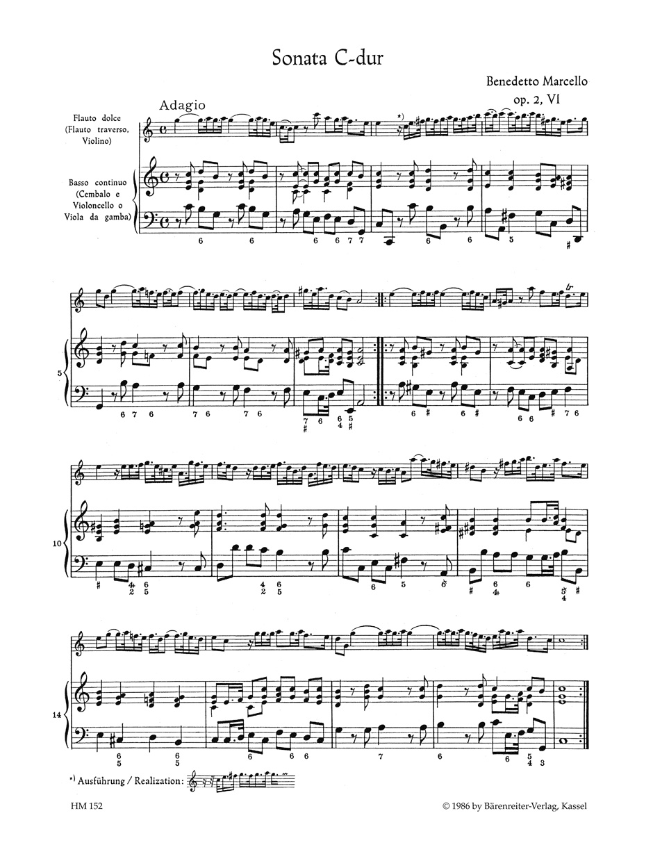 Anderes Coverbild Sonaten für Altblockflöte (Querflöte, Violine) und Basso continuo