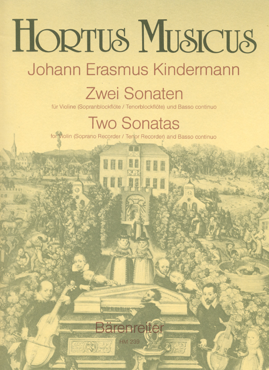 Vorderes Coverbild Zwei Sonaten für Violine (Sopran- oder Tenorblockflöte) und Basso continuo