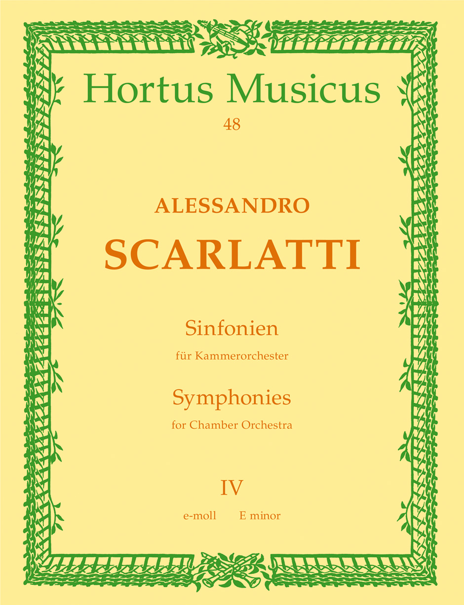 Vorderes Coverbild Sinfonia Nr. 4 e-Moll