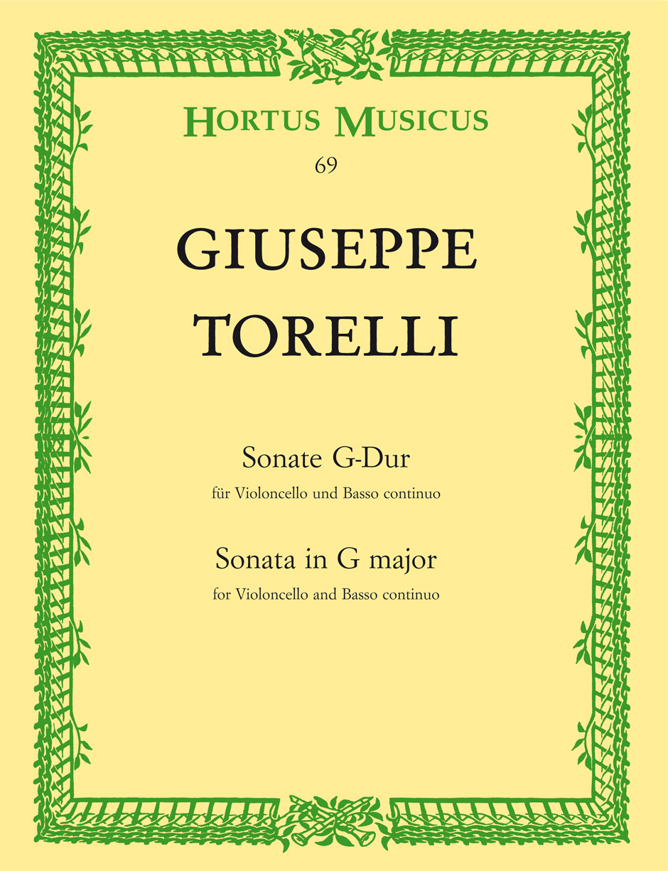 Vorderes Coverbild Sonate für Violocello und Basso continuo G-Dur