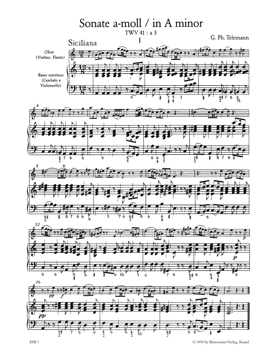 Anderes Coverbild Sonaten und Spielstücke für Melodieinstrument (Violine, Flöte, Oboe) und Basso continuo