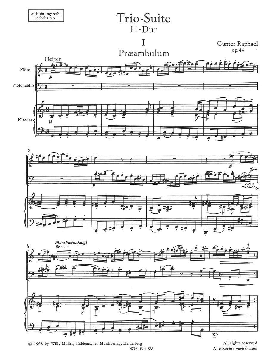 Anderes Coverbild Trio-Suite H-Dur op. 44