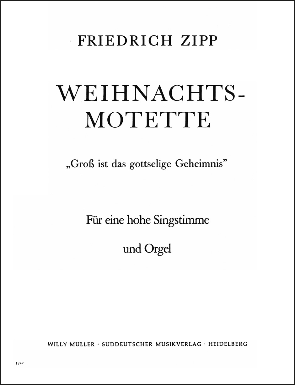 Vorderes Coverbild Groß ist das gottselige Geheimnis
