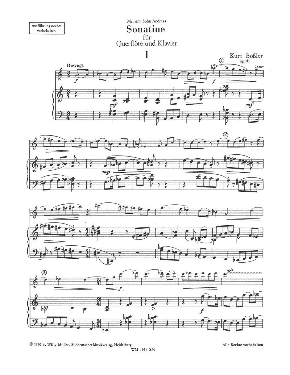 Vorderes Coverbild Sonatine op. 111