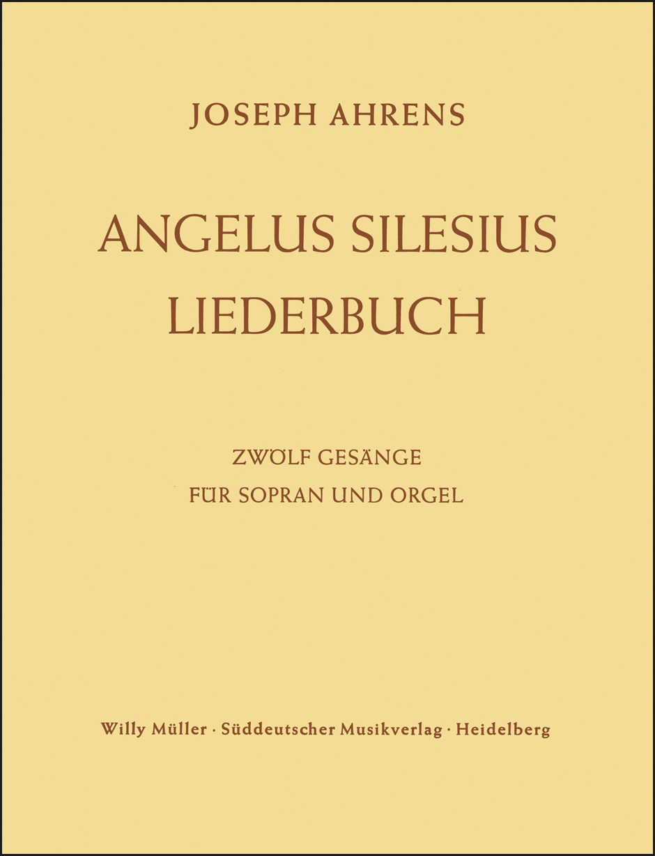 Vorderes Coverbild Angelus Silesius Liederbuch
