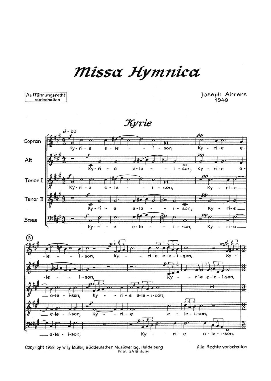 Anderes Coverbild Missa hymnica (1948)