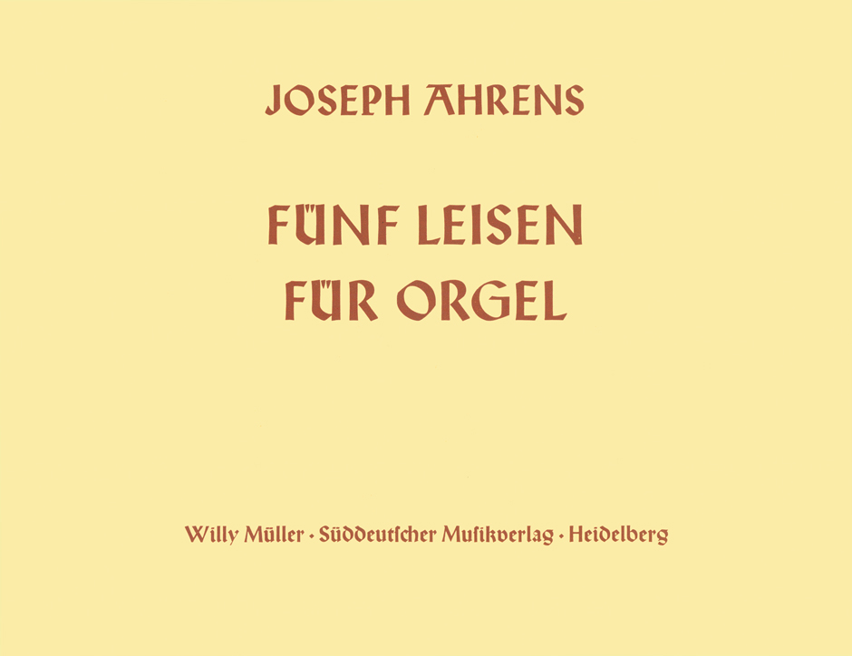 Vorderes Coverbild Fünf Leisen (1969)