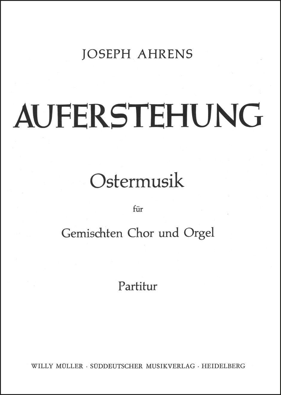 Anderes Coverbild Auferstehung