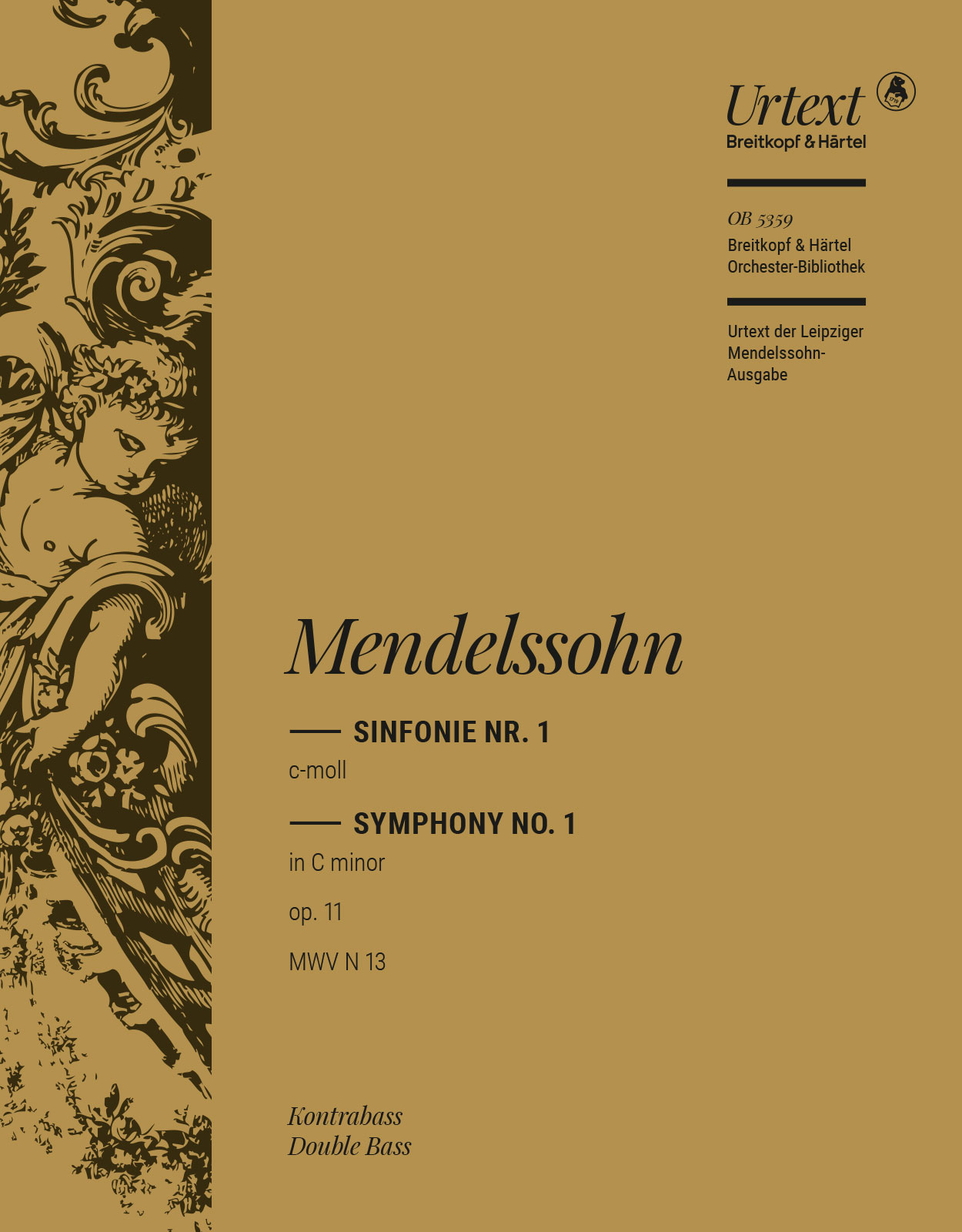 Vorderes Coverbild Sinfonie Nr. 1 c-moll op. 11 MWV N 13