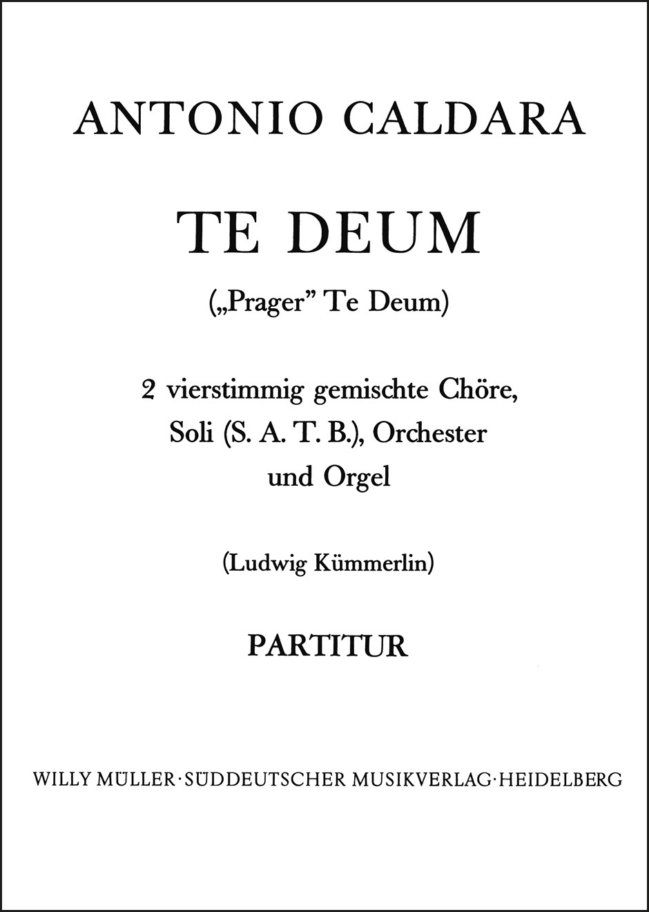 Anderes Coverbild Te Deum