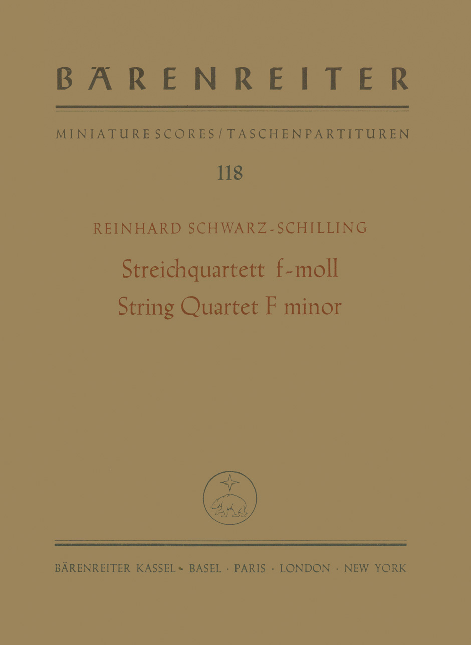 Anderes Coverbild Streichquartett f-Moll (1932)