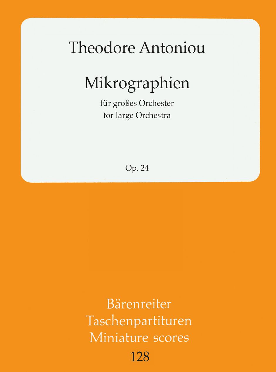Anderes Coverbild Mikrographien für Orchester op. 24 (1964)