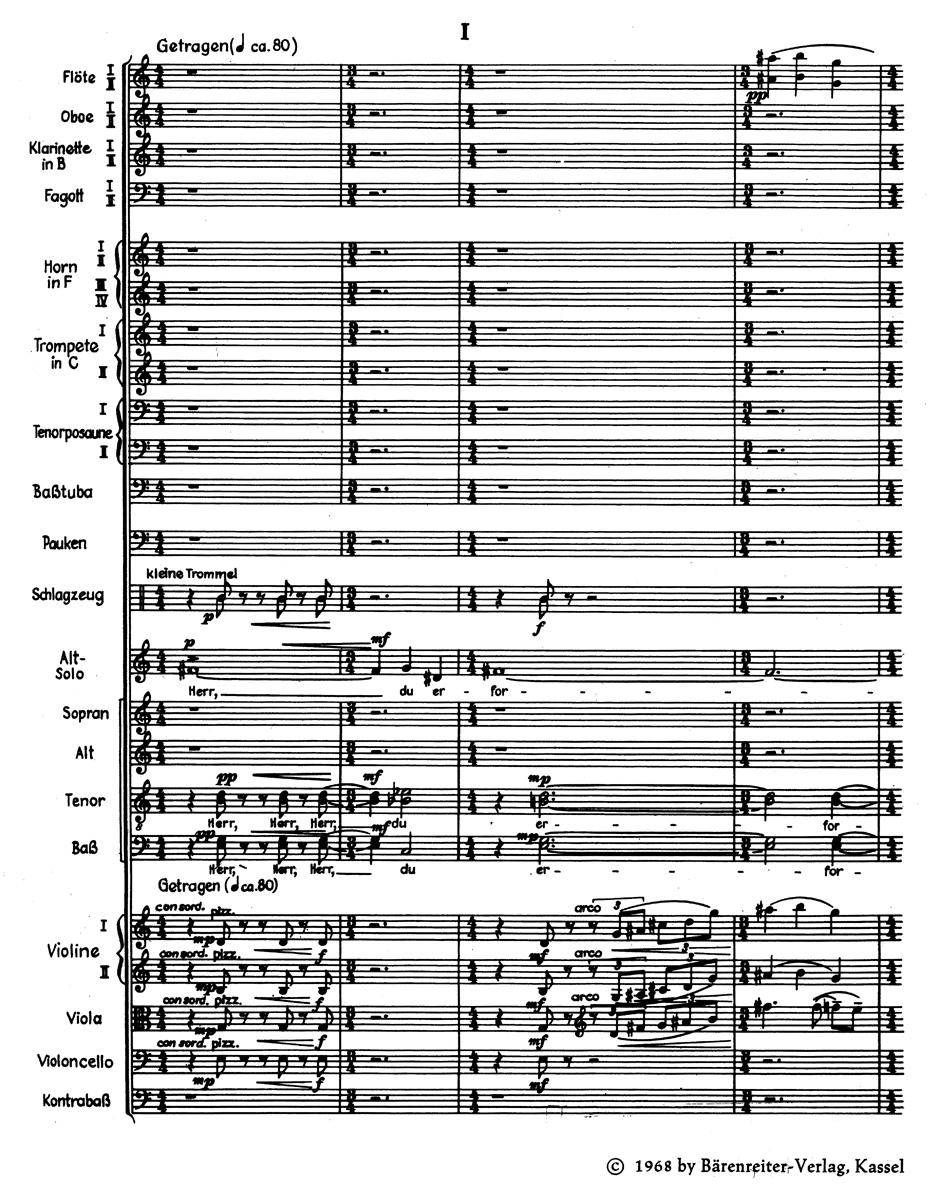 Anderes Coverbild Der 139. Psalm "Herr, du erforschest mich" (1964)