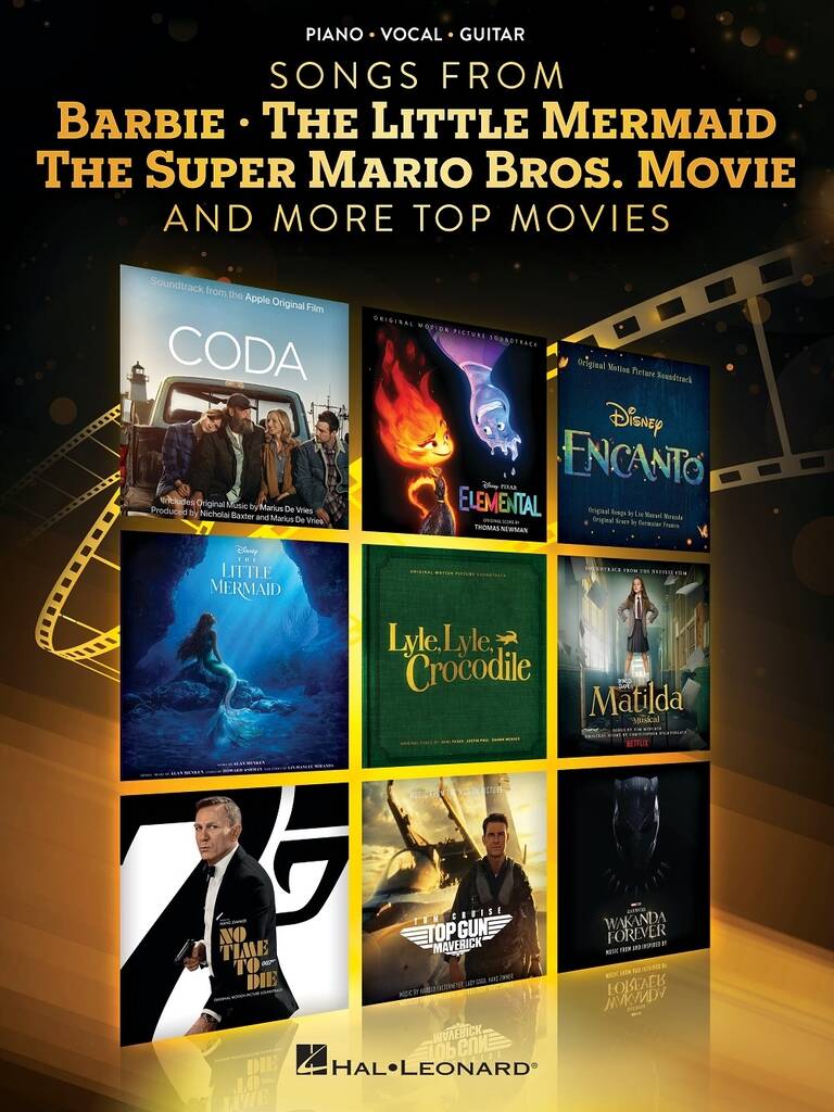 Vorderes Coverbild Songs from Barbie, The Little Mermaid, The Super Mario Bros. Movie, and More Top Movies