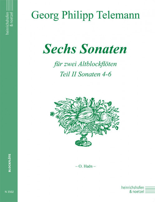 Vorderes Coverbild Sechs Sonaten 