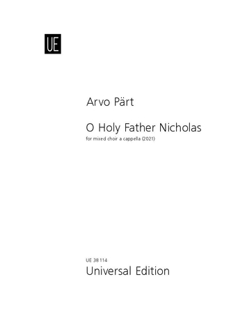 Vorderes Coverbild O Holy Father Nicholas