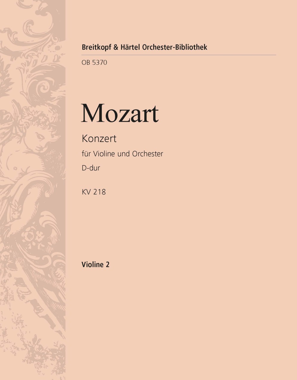 Vorderes Coverbild Violinkonzert [Nr. 4] D-dur KV 218