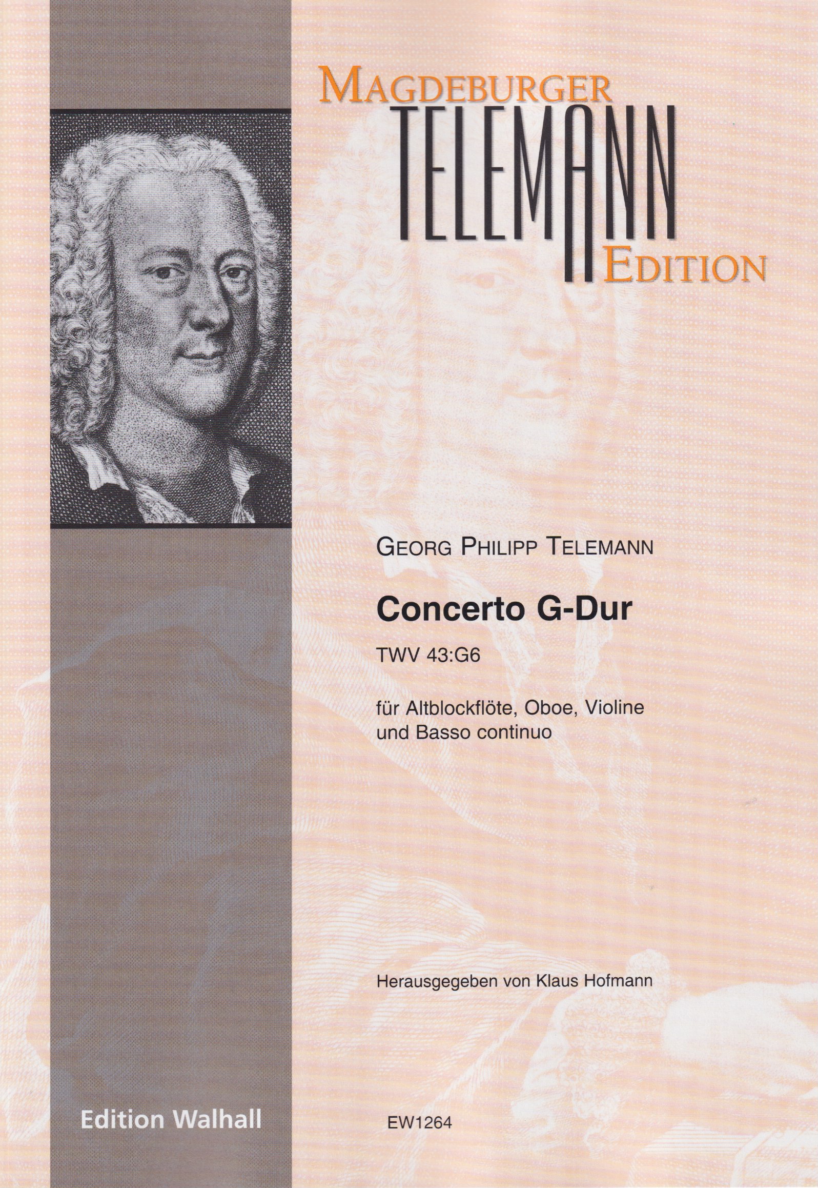 Vorderes Coverbild Concerto G-Dur TWV 43:G6