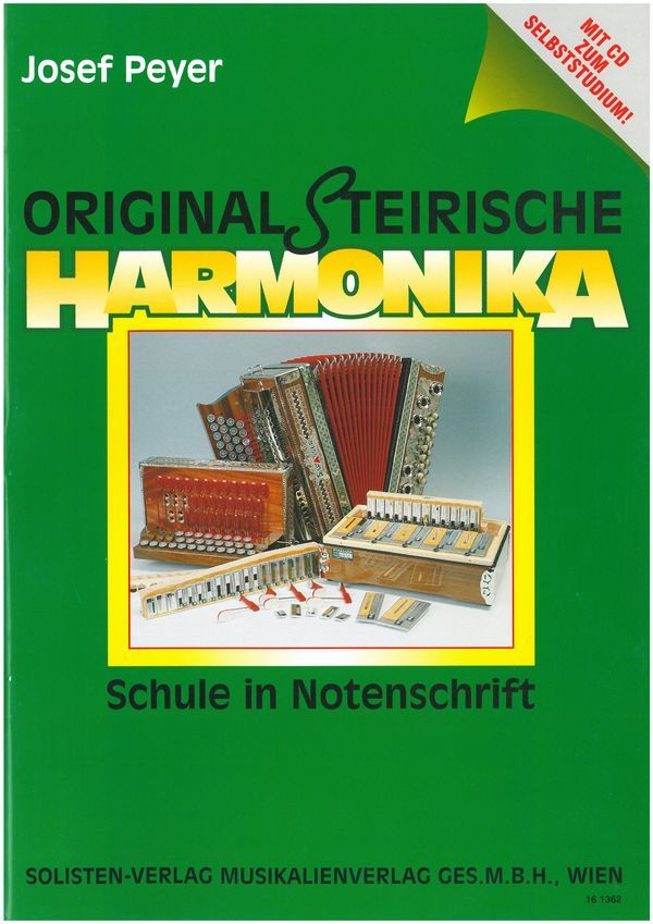 Vorderes Coverbild Original Steirische Harmonika Schule