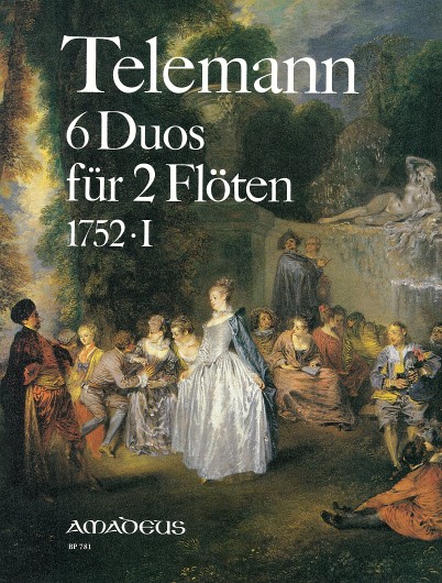 Vorderes Coverbild Sechs Duos von (1752.I) TWV 40:130-135 Band 1
