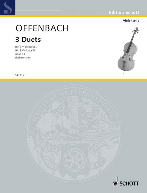 Vorderes Coverbild 3 Duets op. 51