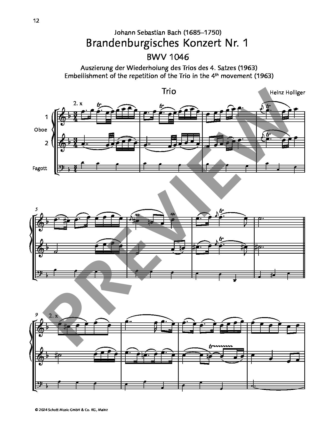 Anderes Coverbild Gesammelte Kadenzen, Auszierungen und Bearbeitungen zu Oboenkonzerten aus Barock und Klassik Band 1