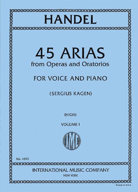 Anderes Coverbild 45 Arias from Operas and Oratorios Volume 1