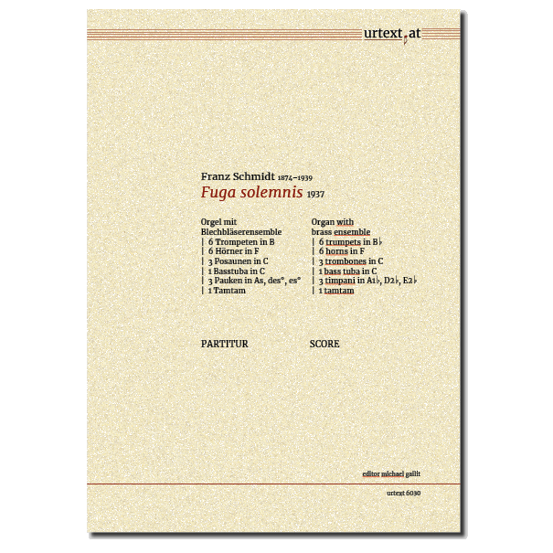 Vorderes Coverbild Fuga solemnis - Partitur